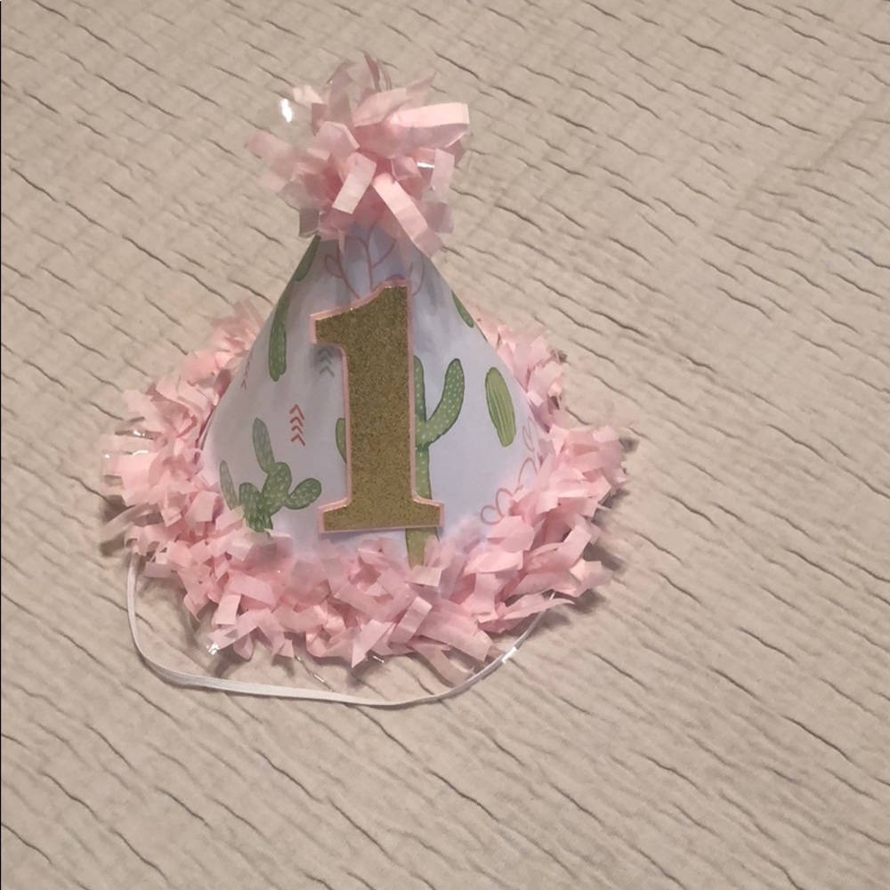 One cactus party hat